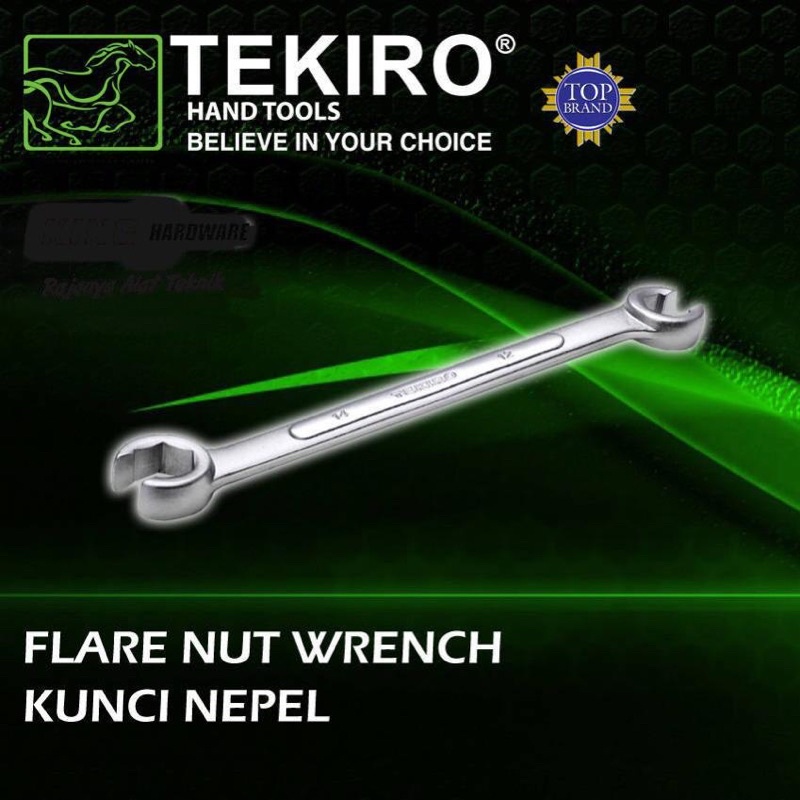 Kunci Pas Nepel ukuran 8 ~ 17 mm / Flare Nut Wrench Spanner TEKIRO