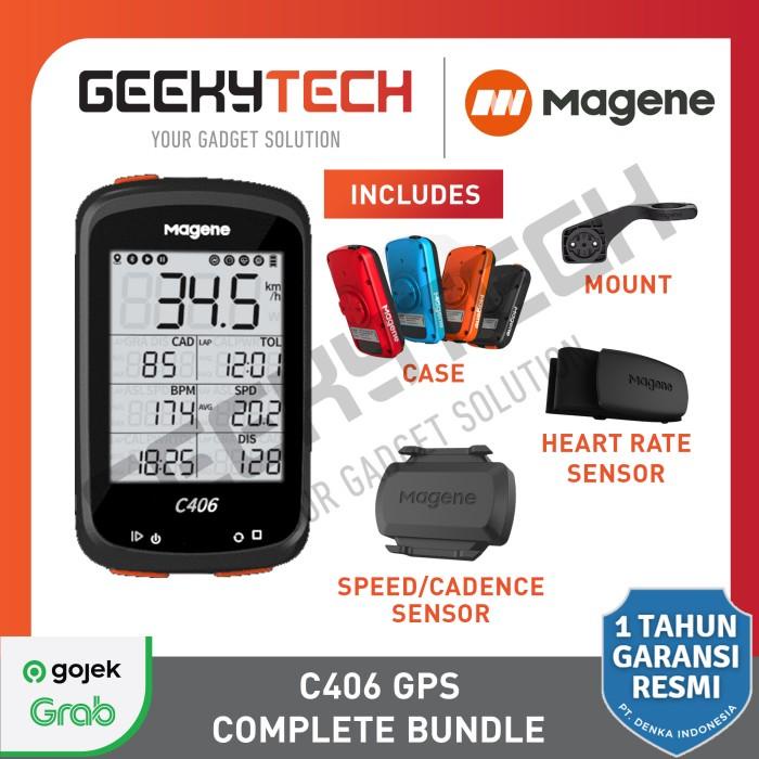 Part | Magene C406 Speedometer / Bike Computer Magene C406 - Garansi Resmi