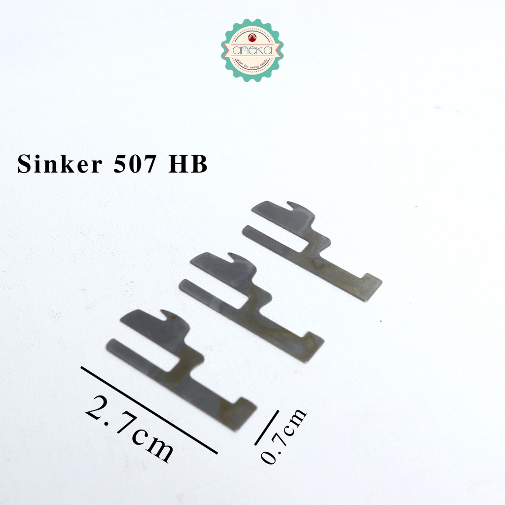 Jarum Mesin Kaos Kaki - Sinker 507 HB Panjang / LB Pendek (100PCS)