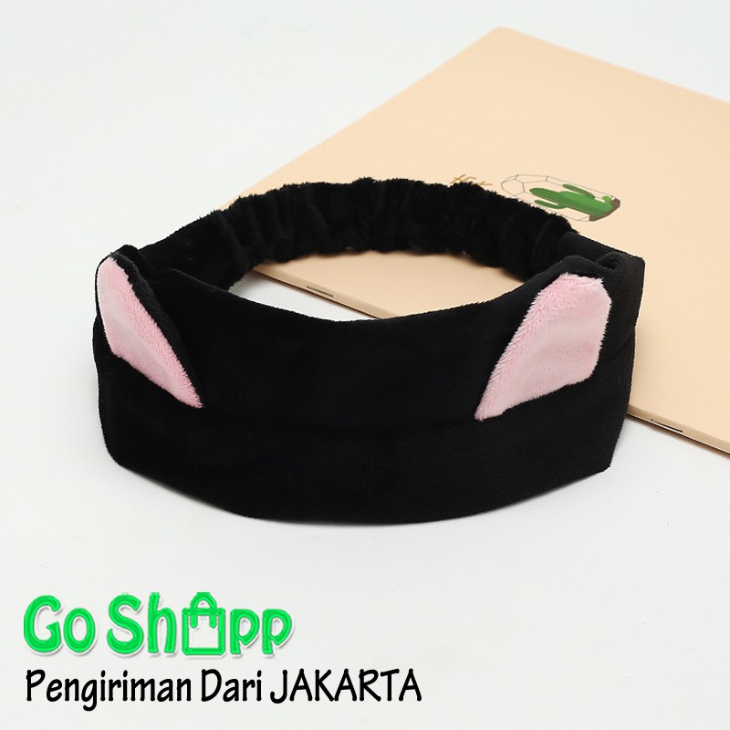 Bando Lucu Motif Kuping - Bando Bandana Fashion Korea - Bando Wanita - Headband Import [B02]