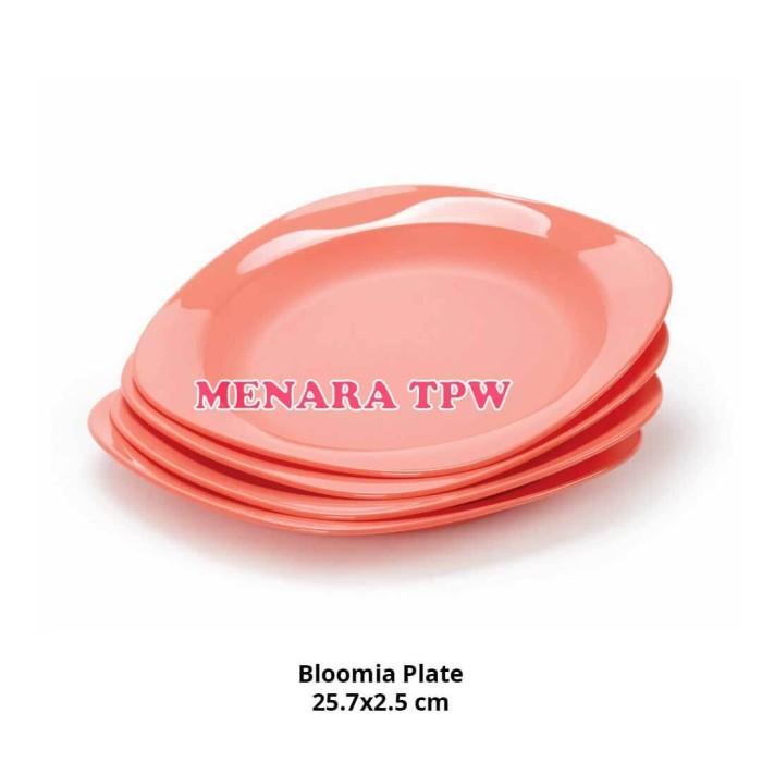 [ TUPPERWARE ORIGINAL  ] TUPPERWARE Bloomia Plate 4pcs Piring Makan TERMURAH
