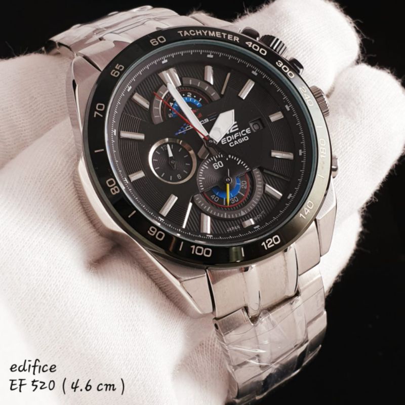 Jam Tangan Pria Merk Casio Edifice Type Efr-520 Original Bm Red Bull Free Box Original