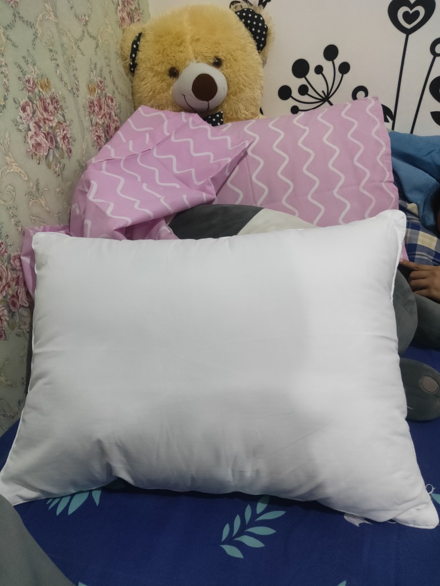 1 Set Bantal Dan Guling Zara Aisyah Empuk Lembut Kualitas Hotel