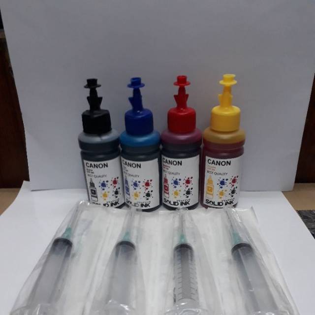 Paket Tinta Canon plus Suntikan