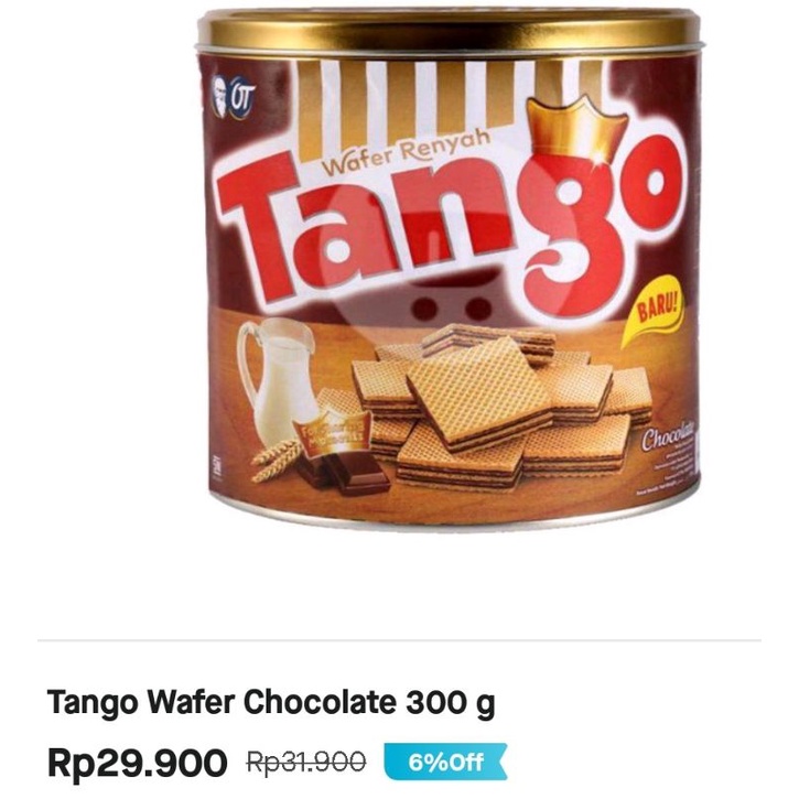 

Tango Wafer Kalengan 300gr coklat vanila