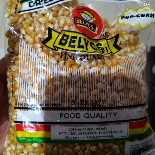 

Belycs pop corn jagung untuk membuat pop corn 500gr fine quality
