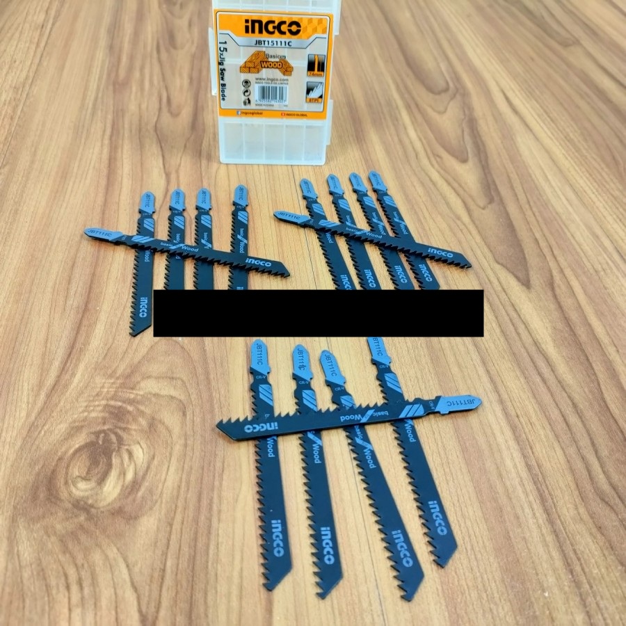 INGCO JBT mata jigsaw kayu jig saw blade 15pcs