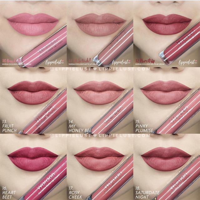 Wardah Exclusive Matte Lip Cream Shopee Indonesia Lipstik best seller wardah
