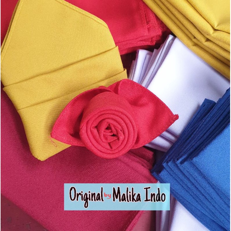 Napkin 36x36cm Folding Napkin Serbet Jamuan Hotel Cafe Resto Catering