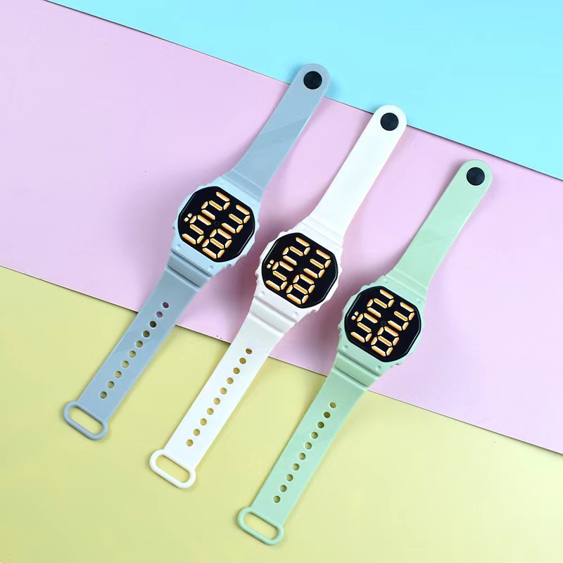 COD✅ Jam Tangan Digital Wanita Pria LED Rubber Watch Fashion Jam Electronic Import