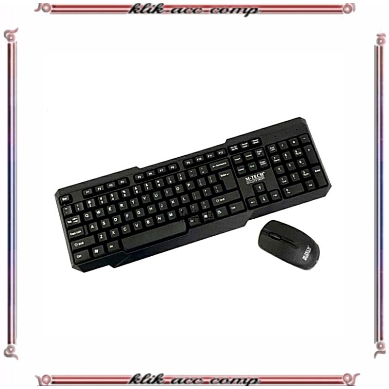 Mouse keyboard wireless combo m-tech stk-04 - keyboard mouse stk04