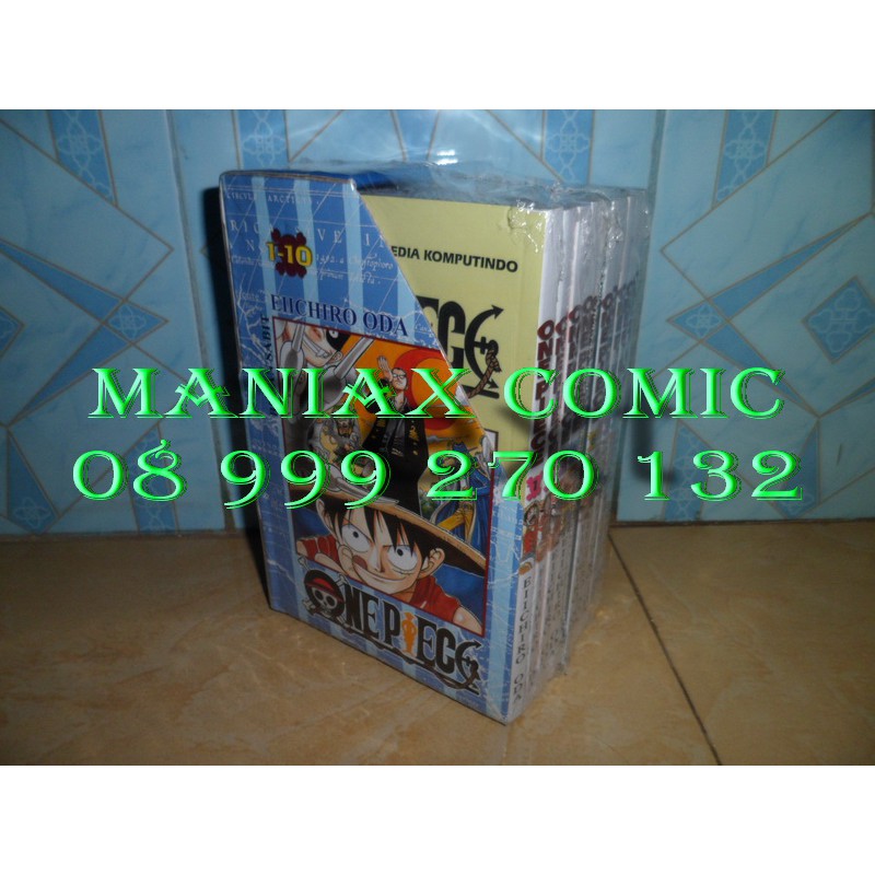 Komik One Piece Boxset 1-10 Segel New