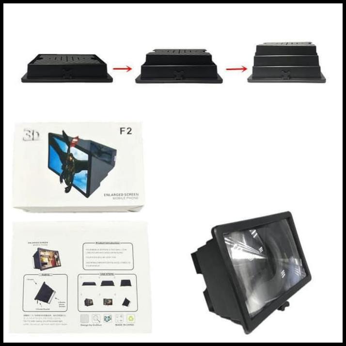 Ready.. Layar Pembesar Hp Hingga 3X Lipat.. Proyektor 3D
