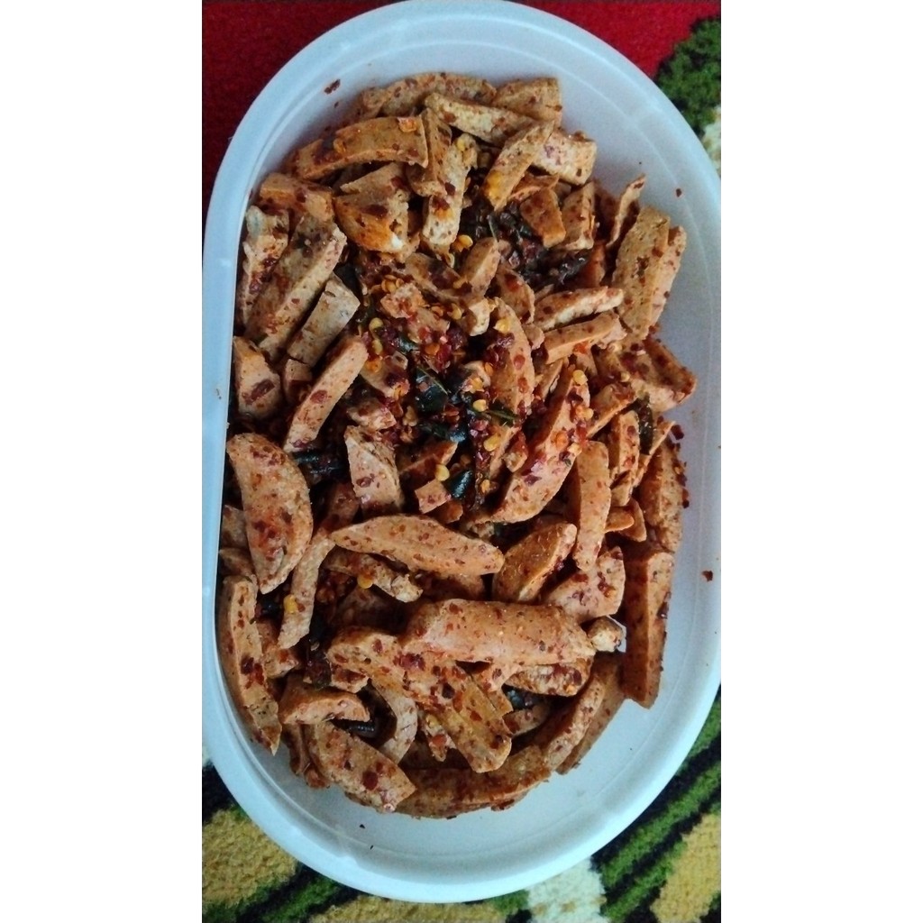 Basreng Daun Jeruk 500gr/Basreng Xtra Pedas Daun Jeruk 1/2kg/Seblak Basreng Bumbu Rempah-1