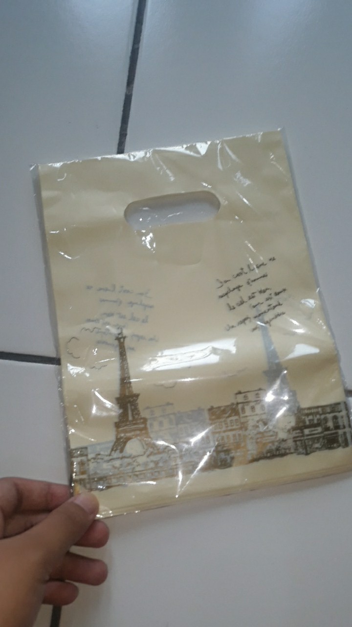 Kantong Plastik Kresek Motif Olshop Kecil<br />ukuran 15x 20 Cm