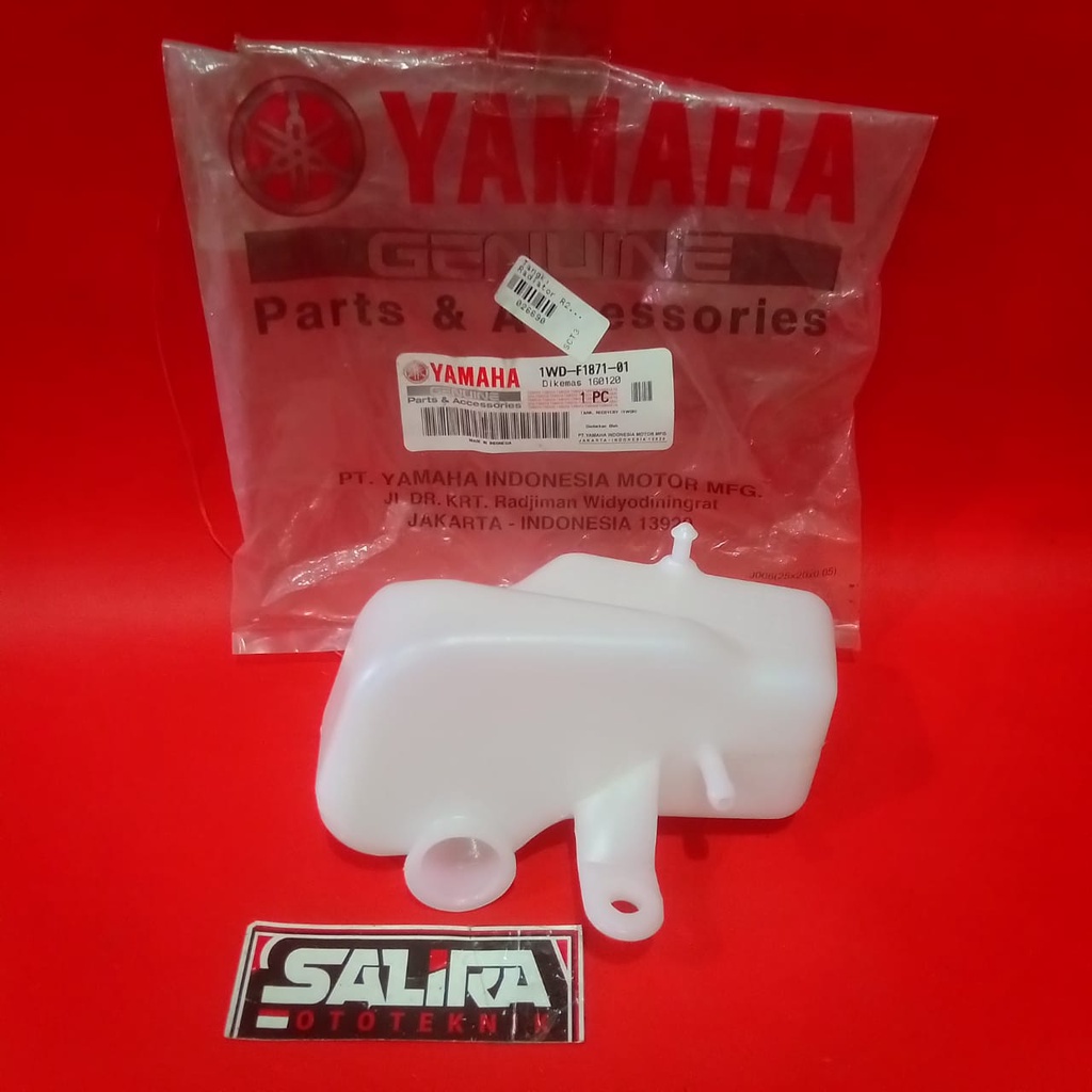 Tangki Radiator Tank Recovery Motor Yamaha R25 R 25 Orisinil YGP 1WD F1871 01