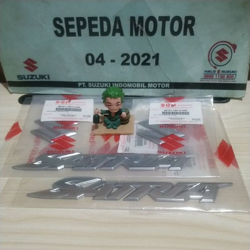 Emblem body satria emblem S Sayap Body Satria Fu injeksi fufi pnp satria Fu original sgp