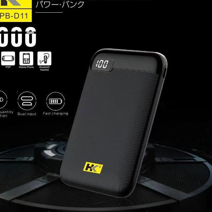 ⅎ POWERBANK HK D11 HKD11 5000mah 1 usb LCD ℮