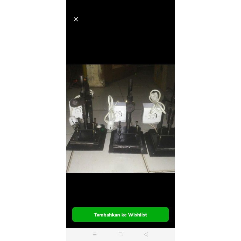 Mesin Embos Hotprint 12x12cm MurahAwet