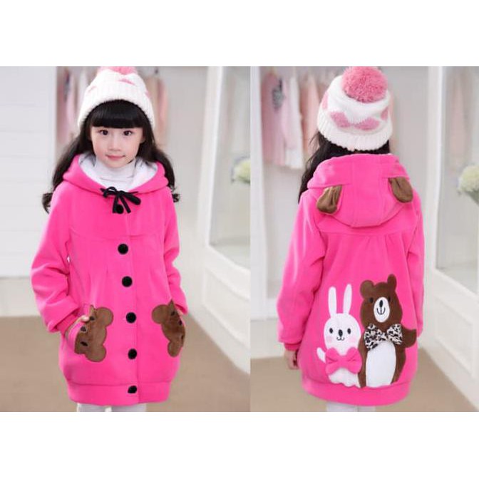 Jaket Anak Perempuan Modis Baby Terry/Jaket Tebal, Jaket Jalan2