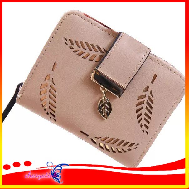 Charyatink - TERMURAH!! (COD) DOMPET LIPAT BERMOTIF BUNGA MINI FASHION WANITA