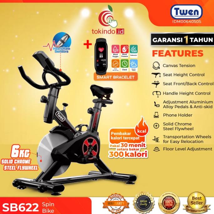 TWEN SB622 Spinning Bike Spin Bike Sepeda Statis Sepeda Kardio