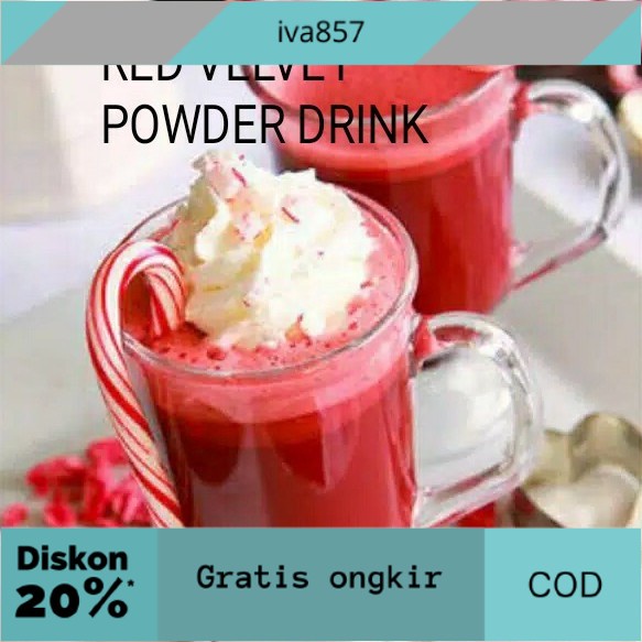 

PROMO red velvet powder 1kg bubuk minuman ras red velvet GRATIS ONGKIR