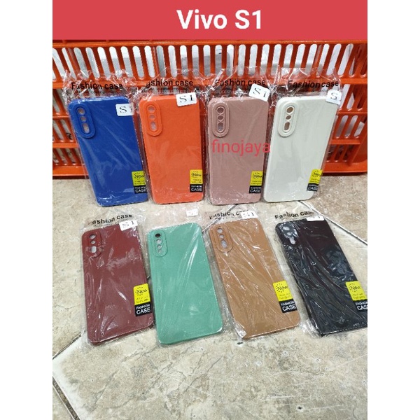 Softcase Vivo S1 Silikon Casing Selicon Case Macaron Pelindung Pro Camera