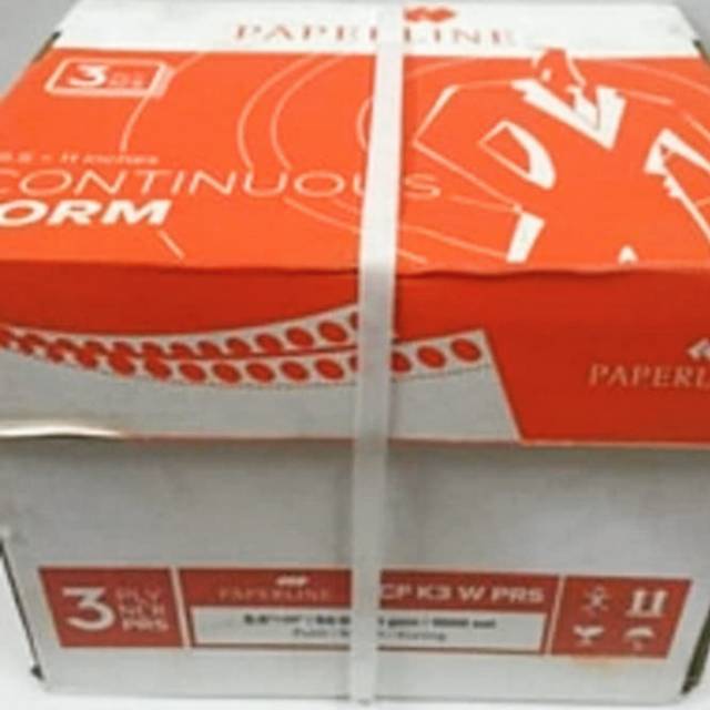 

Continuos Form Kertas Komputer 9 ,5" x 11" - 3 Ply : 2 (K3 PRS) Paperline