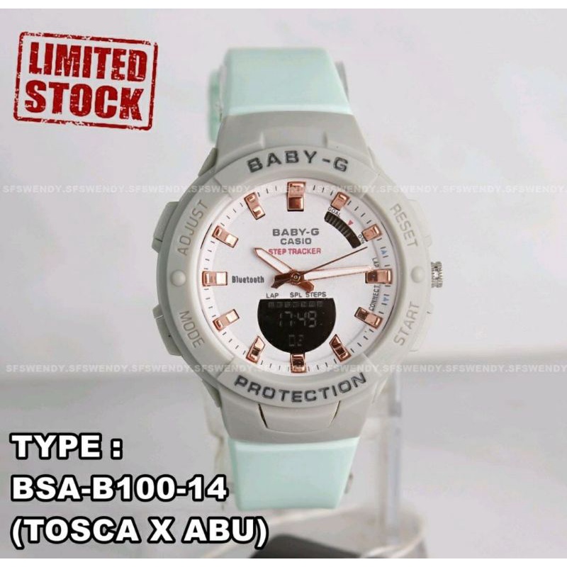 Jam Tangan Baby G B100 Jam Tangan Wanita Jam Tangan Anak Jam Tangan Dualtime Terlaris