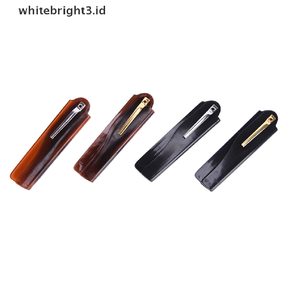 (whitebright3.id) 1pc Sisir Lipat Saku Untuk Menata Jenggot / Kumis