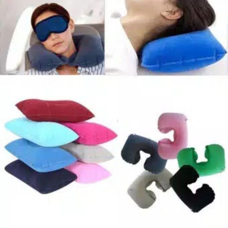 Travel Pillow Bantal Tiup traveling no box