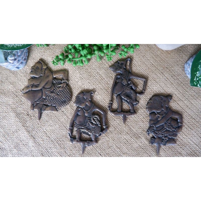 Miniatur Wayang Punokawan Semar Gareng Petruk Bagong