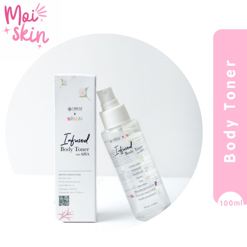 [DIST] Bobebi BUY 1 GET 1 - Toner Badan Infused Aha Bha Body Toner Bobebi