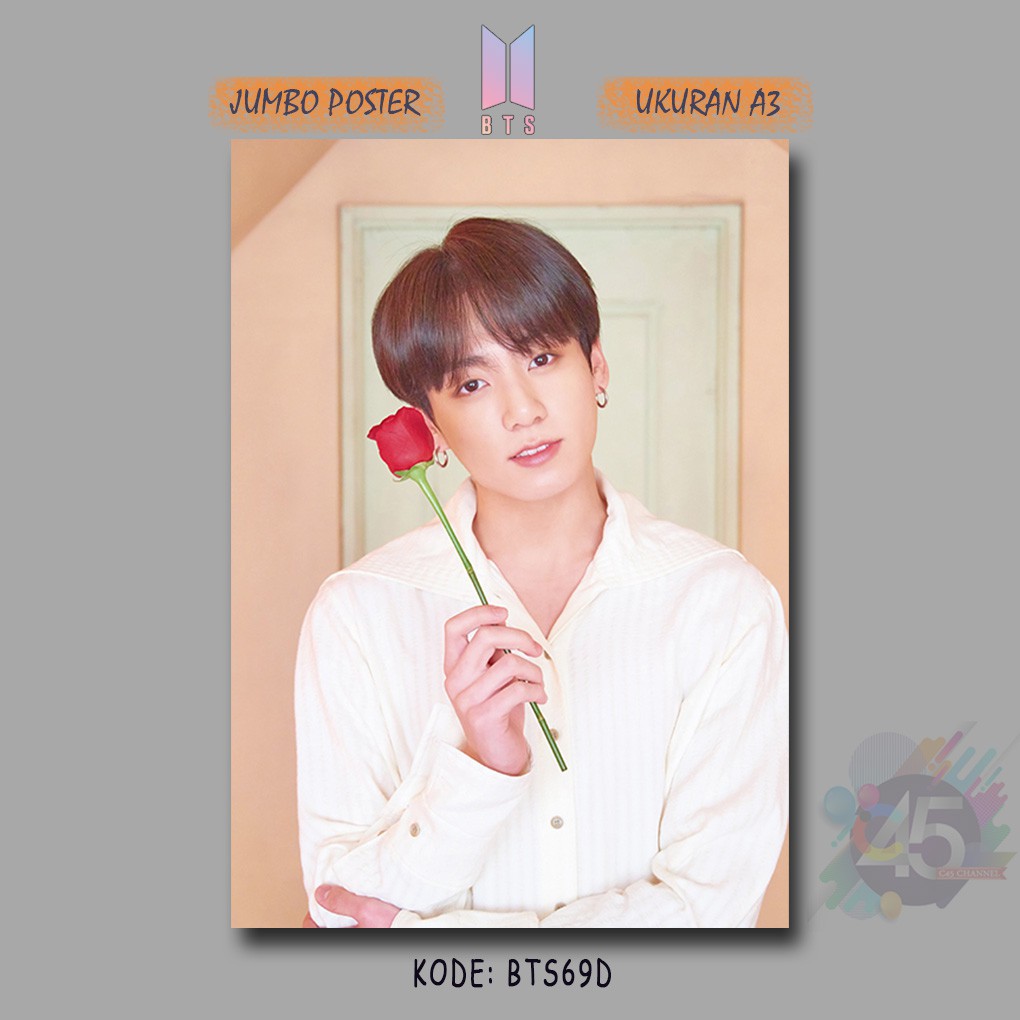 Poster Kayu K-POP BTS Hiasan Dinding Kamar Korea Pajangan Foto Gambar Artis KPOP Korean Wallpaper