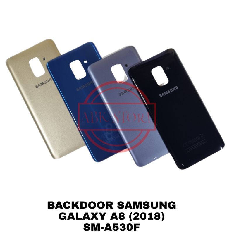 BACKDOOR BACKCOVER KESING CASING HOUSING TUTUP BELAKANG SAMSUNG A8 A530 2018 ORIGINAL