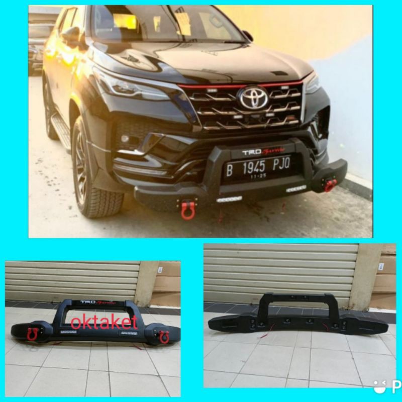 tanduk depan giga trd mobil universal rush pajero innova avanza fortuner terios