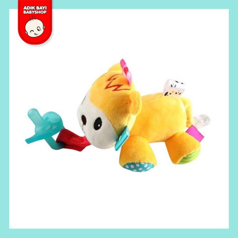Empeng Boneka Bayi Lucu / Pacifier With Animal Toys / Empeng Bayi / Mainan Gigi Bayi Dot Empeng Lucu