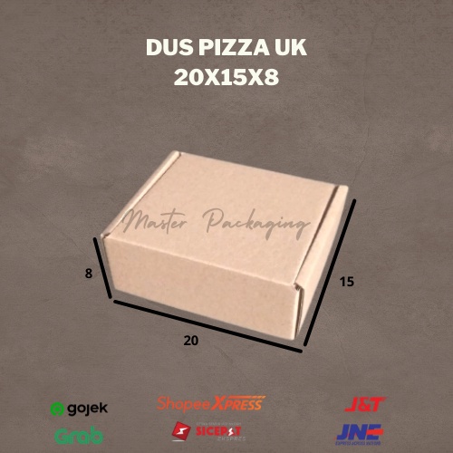 

Dus Kardus Packing Box Pizza Hampers uk.20x15x8cm Kemasan Baru