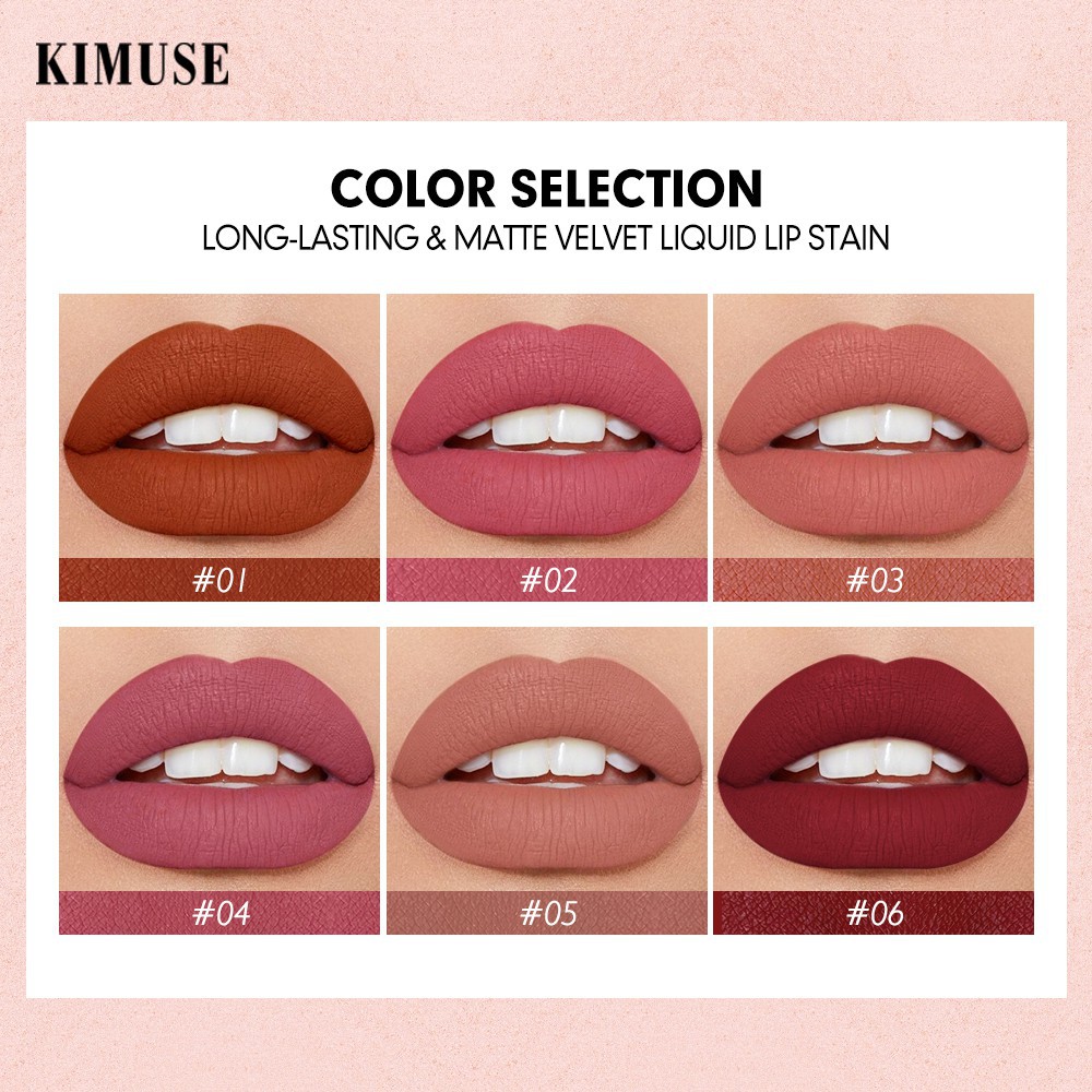 (READY &amp; ORI) Kimuse Air Creamy Matte Velvet Lipstick KMS809