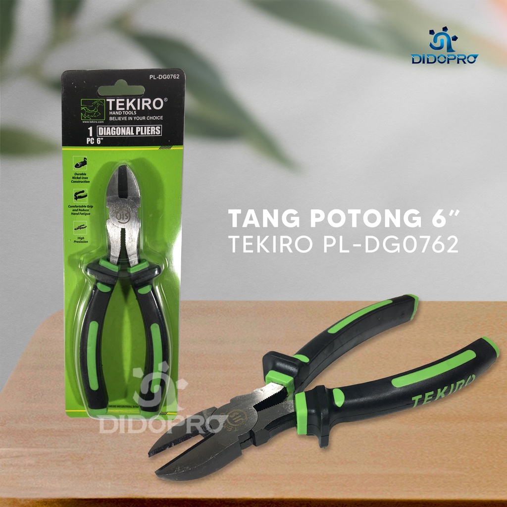 TANG LANCIP / POTONG Knip Diagonal Long Nose Pliers - TEKIRO 6&quot; 6 inch