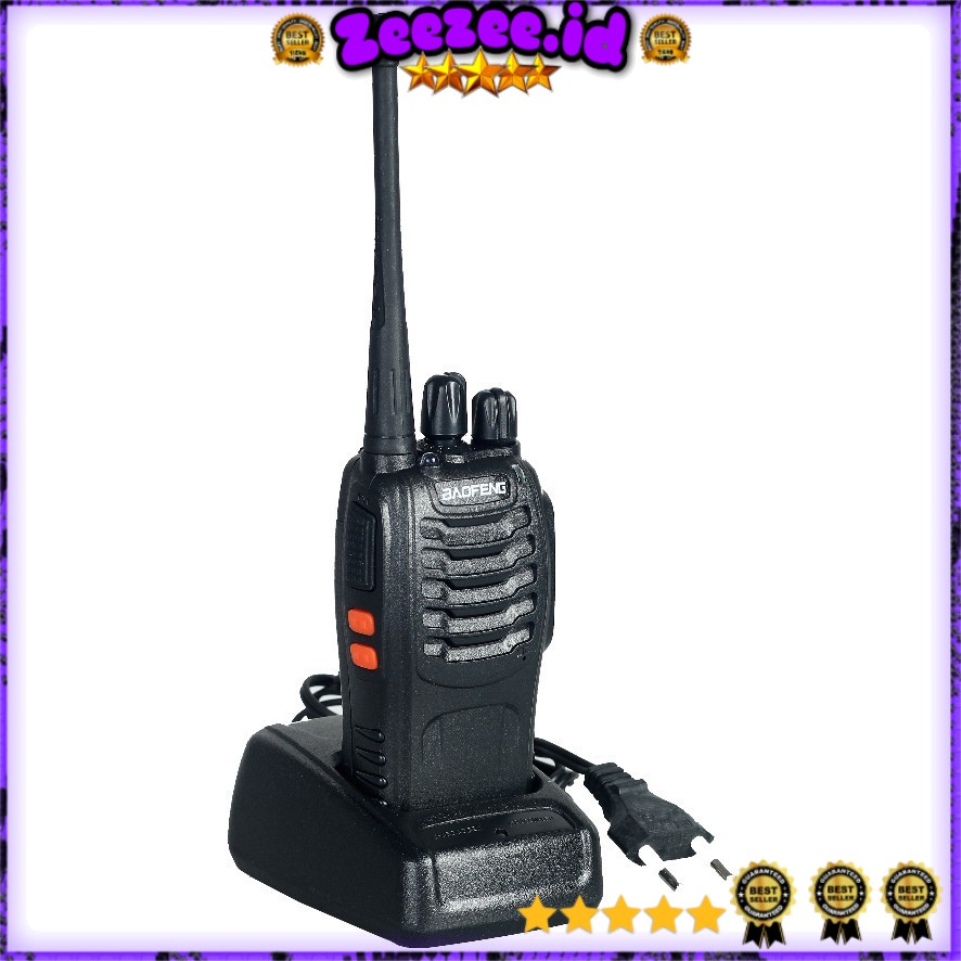 Walkie Talkie Single Band 16CH UHF - BF-888S (Baofeng / Taffware)