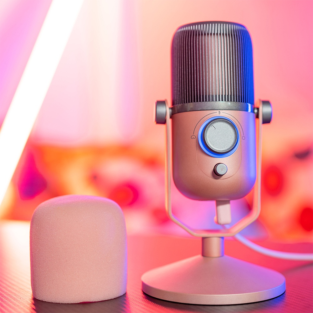 Thronmax Mdrill M4 Rosa Edition - Condenser USB Gaming Microphone