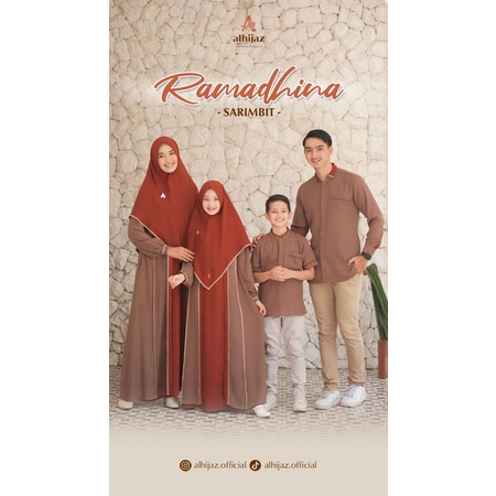 Gamis Sarimbit Family Ramadhina Set Original Alhijaz
