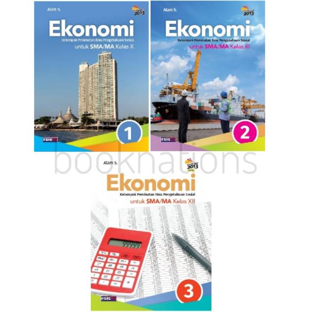 BUKU EKONOMI SMA KELAS 10 11 12 ERLANGGA K13N