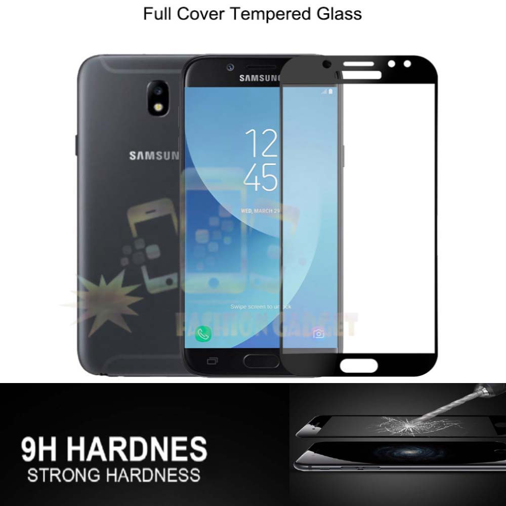 Tempered Glass Samsung Galaxy J7 Pro 2017 Full Color Curve Samsung J730 Bagian Depan Anti Gores Kaca