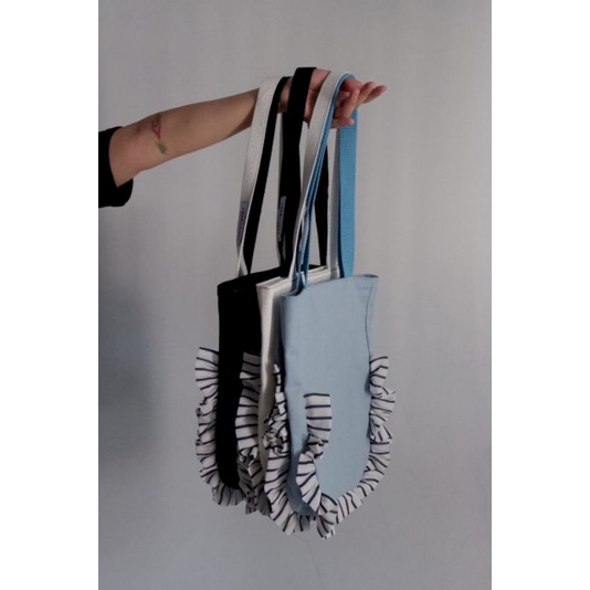 Ruffle Tote Bag