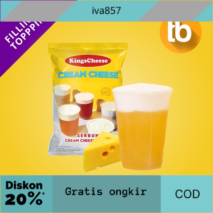 

PROMO Kings Cheese Bubuk Cream Cheese 1kg GRATIS ONGKIR