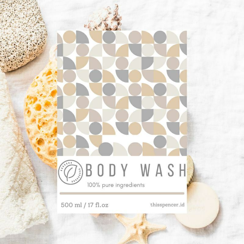 

STICKER LABEL SABUN SHAMPOO AESTHETIC GEOMETRIC 8 x 10.5 cm