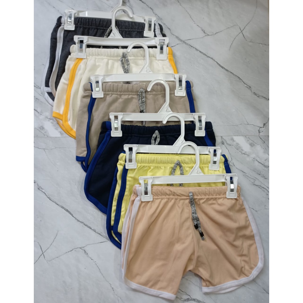 3 pcs celana pendek anak perempuan / hotpants anak anak 2-8 thn